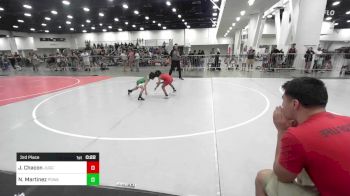 50 lbs 3rd Place - Jarren Chacon, Juggernaut WC vs Nathan Martinez, Poway Elite