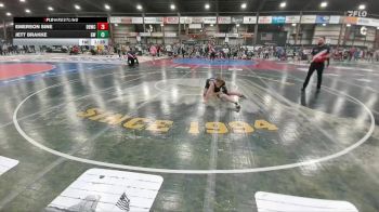 95 lbs Champ. Round 2 - Jett Brakke, Governor Wrestling vs Emerson Sine, Dakota Boyz Wrestling Club