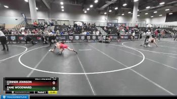 114 lbs Cons. Round 3 - Conner Johnson, WI vs Zane Woodward, NE