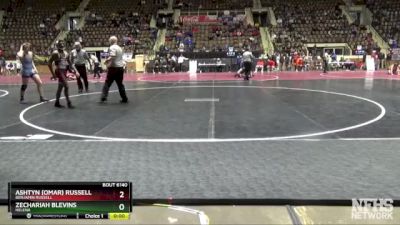 6A 150 lbs Cons. Round 1 - Ashtyn (omar) Russell, Benjamin Russell vs Zechariah Blevins, Helena