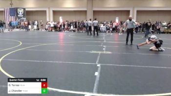 89 lbs Quarterfinal - Gabriel Torres, Pounders WC vs Julian Chandler, Team Puma