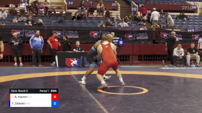 87 lbs Cons. Round 3 - Alex Hamm, Florida vs Terrence Zaleski, Marines