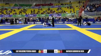 Matheus Cardoso Da Silva vs Luiz Guilherme Pereira Gomes 2025 Brasileiro Jiu-Jitsu IBJJF