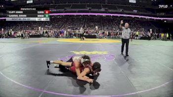 D4-157 lbs Champ. Round 1 - Cliff Jones, Clinton vs Gabriel Erwin, Bronson