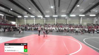50 lbs Semifinal - Patrick Prado, Stout Wr Acd vs Nicholas Deifenbaugh, Bloomfield Youth Wrestling
