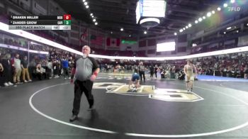 144 lbs 3rd Place Match - Zander Grow, Capital vs Draken Miller, Meridian