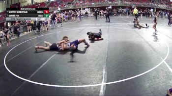 138 lbs 5th Place Match - Emmi Fix, Norris Wrestling Club - Girls vs Aspen Kreifels, Nebraska City Wrestling Club - Girls