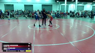 130 lbs Placement Matches (8 Team) - Cooper Wogomon, Kansas vs Reid Stoddard, Virginia