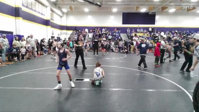 70 lbs Round 2 - Weston Smith, N/A vs Hazel Johnson, Grizzlies Wrestling Club