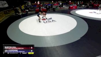 106 lbs 5th Place Match - Quinton Hull, Clovis West High School Wrestling vs Leo Champagne, Grace M Davis High School Wrestling