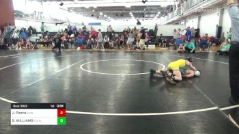 100 lbs Quarterfinal - Jack Pierce, Icon vs SAMUEL WILLIAMS, Franklin County Youth Wrestling