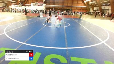 138B lbs Rr Rnd 3 - Maceo Eramo, Long Beach vs Jack Toussaint, Journeymen