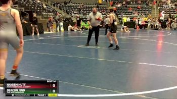 120 lbs Champ. Round 2 - Hayden Hutt, Moen Wrestling Academy vs Deacon Finn, The Best Wrestler