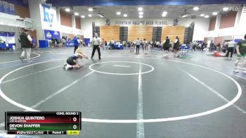 113 lbs Cons. Round 2 - Devon Shaffer, Royal vs Joshua Quintero, Los Alamitos