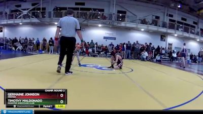 97 lbs Champ. Round 2 - Germaine Johnson, Indiana vs Timothy Maldonado, Munster Wrestling Club