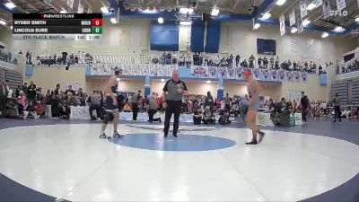 157 lbs 5th Place Match - Ryder Smith, Mountain Home vs Lincoln Eure, Corner Canyon