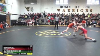 120 lbs Round 3 - Jayden Mara, Waukon vs Jamison Zweibahmer, South Winneshiek