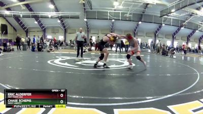 157 lbs Cons. Round 3 - Chase Schepis, West Liberty vs Eric Alderfer, Mat Town USA