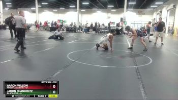 132 lbs Cons. Semi - Aaron Wilson, Finger Lakes Elite vs Jadon Shanholtz, 84 Athletes
