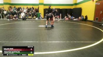 105 lbs Semifinal - Preston Bartolini, Carolina Reapers vs Kalan Sims, Project Goliath Wrestling Club