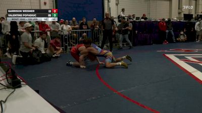 138 lbs Consi Of 8 #1 - Garrison Weisner, OH vs Valentine Popadiuc, NM