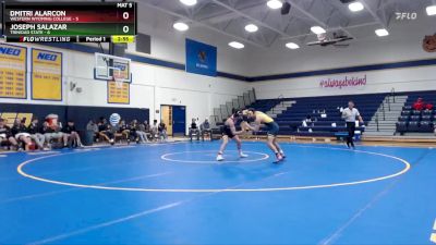 141 lbs Round 2 (6 Team) - Joseph Salazar, Trinidad State vs Dmitri Alarcon, Western Wyoming College