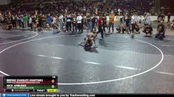 100 lbs Champ. Round 1 - Nick Ambuske, Legacy Boltz Wrestling Club vs Bronx Shanley-Martinez, Steel City Reloaded Wrestling Club