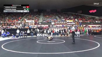126 lbs Champ. Round 1 - Trenton Frank, Scott Community Hs vs Roman Romero, Ulysses