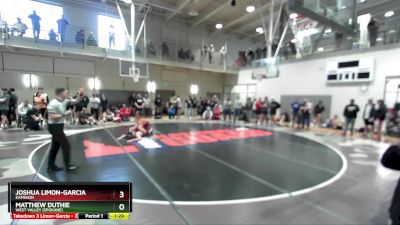 215 lbs Champ. Round 2 - Matthew Duthie, West Valley (Spokane) vs Joshua Limon-Garcia, Kamiakin