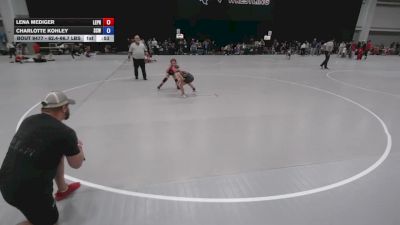 62.4-66.7 lbs Champ. Round 2 - Lena Mediger, LeVici Prep vs Charlotte Kohley, St. Charles WC