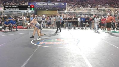 132 1A Champ. Round 1 - Matthew Thorn, Pedro Menendez H.S. vs Jacob Justice, Freeport