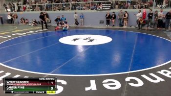 138 lbs Cons. Round 2 - Wyatt Munster, Dillingham Wolverine Wrestling Club vs Carter Pyne, Alaska