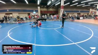 182 lbs 3rd Place Match - Benjamin Teitelman, Corespeed Wrestling - Hutto-Round Rock vs Jose Munoz, Cowboy/Cowgirl Wrestling Club