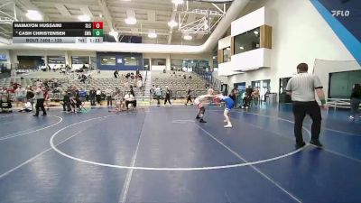 120 lbs Cons. Semi - Hamayon Hussaini, Salt Lake City vs Cash Christensen, Sanderson Wrestling Academy