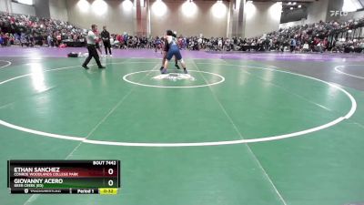 215A Quarterfinal - Ethan Sanchez, Conroe Woodlands College Park vs Giovanny Acero, Deer Creek (ED)