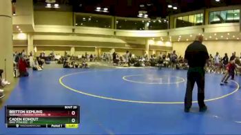 170 lbs Semis & Wb (16 Team) - Britton Kemling, Nebraska Hawaiian Hammers vs Caden Kohout, Ohio Titan Red