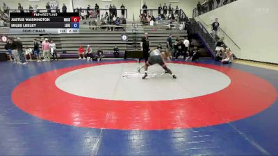 157 lbs Semifinal - Justus Washington, Rockmart Takedown Club vs Miles Lesley, Level Up Wrestling Center