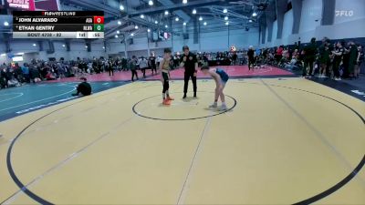 92 lbs Quarterfinal - John Alvarado, Apex Grappling Academy vs Ethan Gentry, NXT Level Wrestling Academy