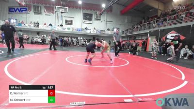 100 lbs Rr Rnd 2 - Clayton Warner, Sallisaw Takedown Club vs Maverick Stewart, Warner Eagles Youth Wrestling