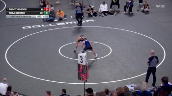 1st Place Match - Shea Richter, Watertown vs Brody Gossen, West Central
