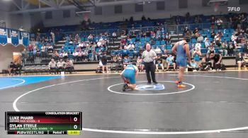 215 lbs 2nd Wrestleback (8 Team) - Luke Pharr, Oxford High School vs Dylan Steele, North Pontotoc High School