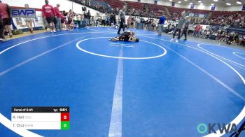 61 lbs Consi Of 8 #1 - Kash Hall, Tecumseh Youth Wrestling vs Trey Cruz, Guymon Wrestling