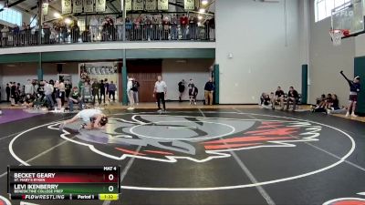 113 lbs Cons. Round 5 - Becket Geary, St. Mary`s Ryken vs Levi Ikenberry, Benedictine College Prep