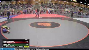 67 lbs Champ. Round 2 - Beau Cabrera, South Medford Mat Club vs Isaac Hoyt, West Albany Mat Club