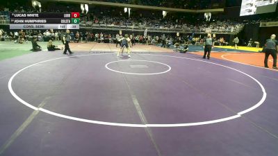5A 165 lbs Cons. Semi - John Humphries, College Station vs Lucas White, Lubbock