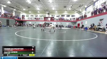 165 lbs Champ. Round 2 - Tanner Baumgartner, Colorado Mesa vs Dalton Gimbor, Kutztown