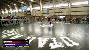 62 lbs 3rd Place Match - Cree Garza, WA vs Kyler Blaisdell, ID