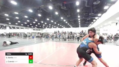130 lbs Consolation - Dutch Banks, Legacy Wrestling Center vs Jacob Cuevas, Central Coast Most Wanted