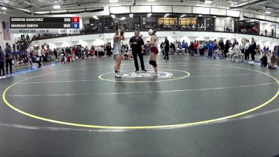 124 B Cons. Semi - Mariah Smith, McKendree University vs Gideon Sanchez, Schreiner University