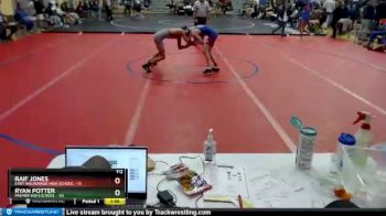 112 lbs Round 6: 1:00pm Sat. - Raif Jones, East Anchorage High School vs Ryan Potter, Palmer High School